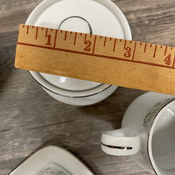 Sterling China Springtime Floral Butter Sugar Creamer Gravy Set Japan - Picture 15 of 16